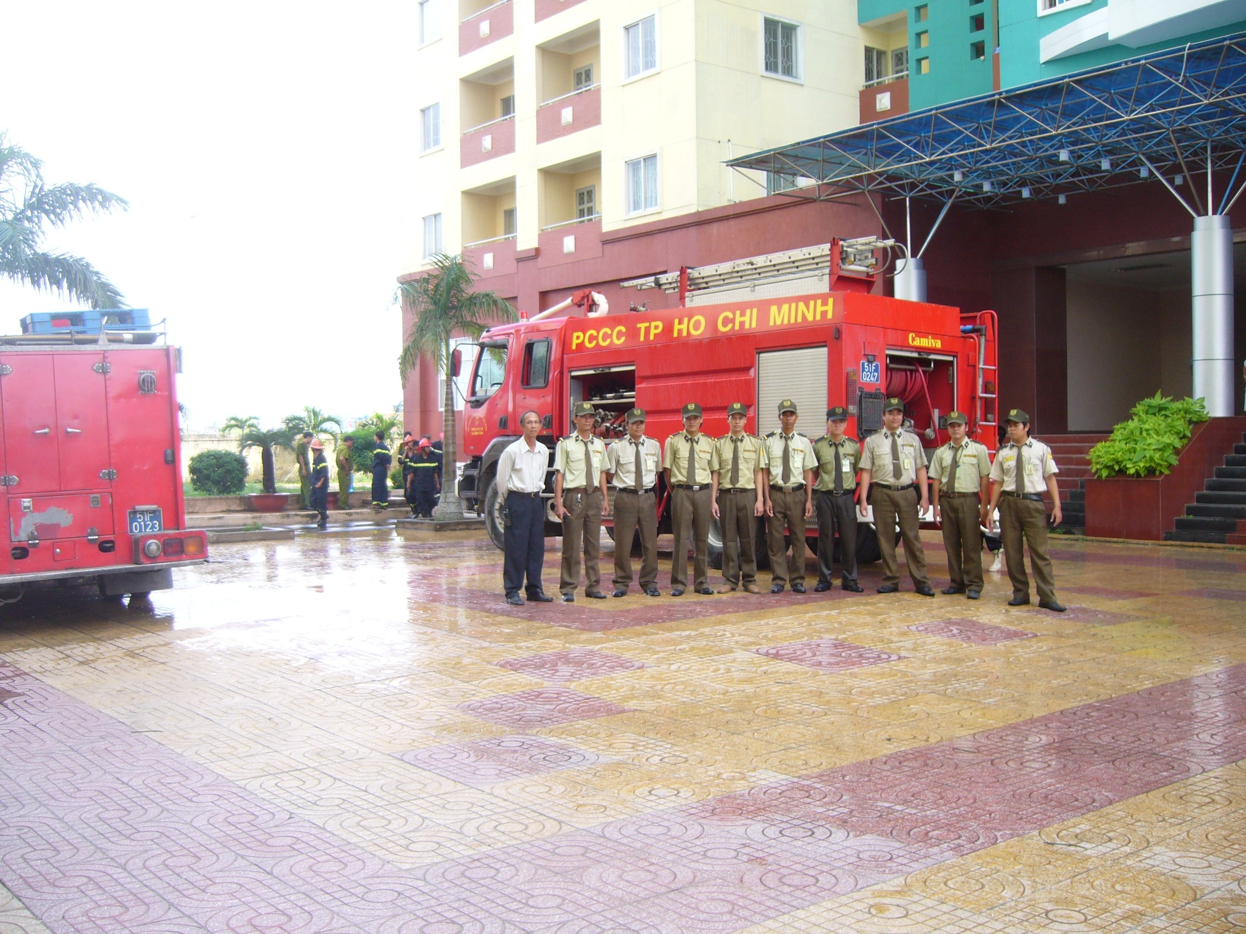 Tập huấn, diễn tập phương án phòng cháy chữa tại Tòa Nhà An Phú Đông